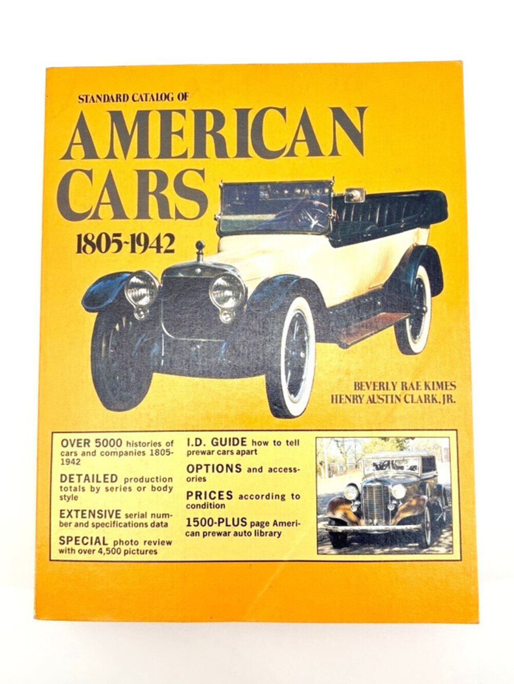 Standard Catalog of American Cars 1805-1942 by Beverly Rae Kimes